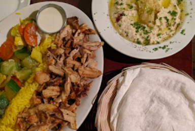 Nile restaurant signature dishes Chicken Shawerma
Beef & Lamb Shawerma
Shish Taouk Chicken